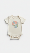 Embroidered Cotton Onesie with Name